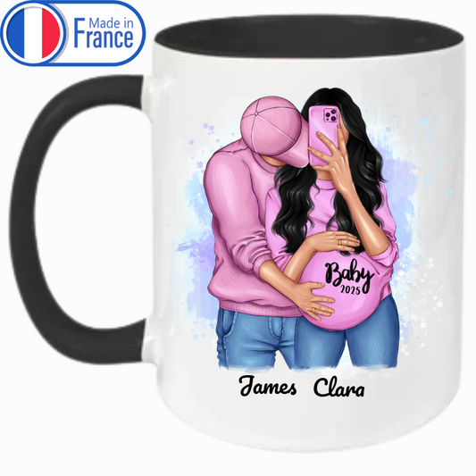 Mug bébé arrive