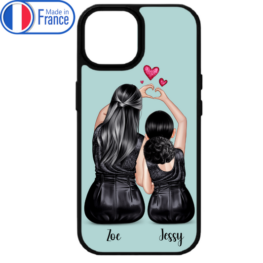 Coque protection Iphone 16 mère et fille