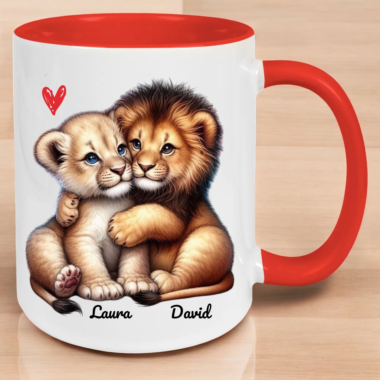 Mug Couple Lion – Douceur et Complicité au Quotidien 🐾☕