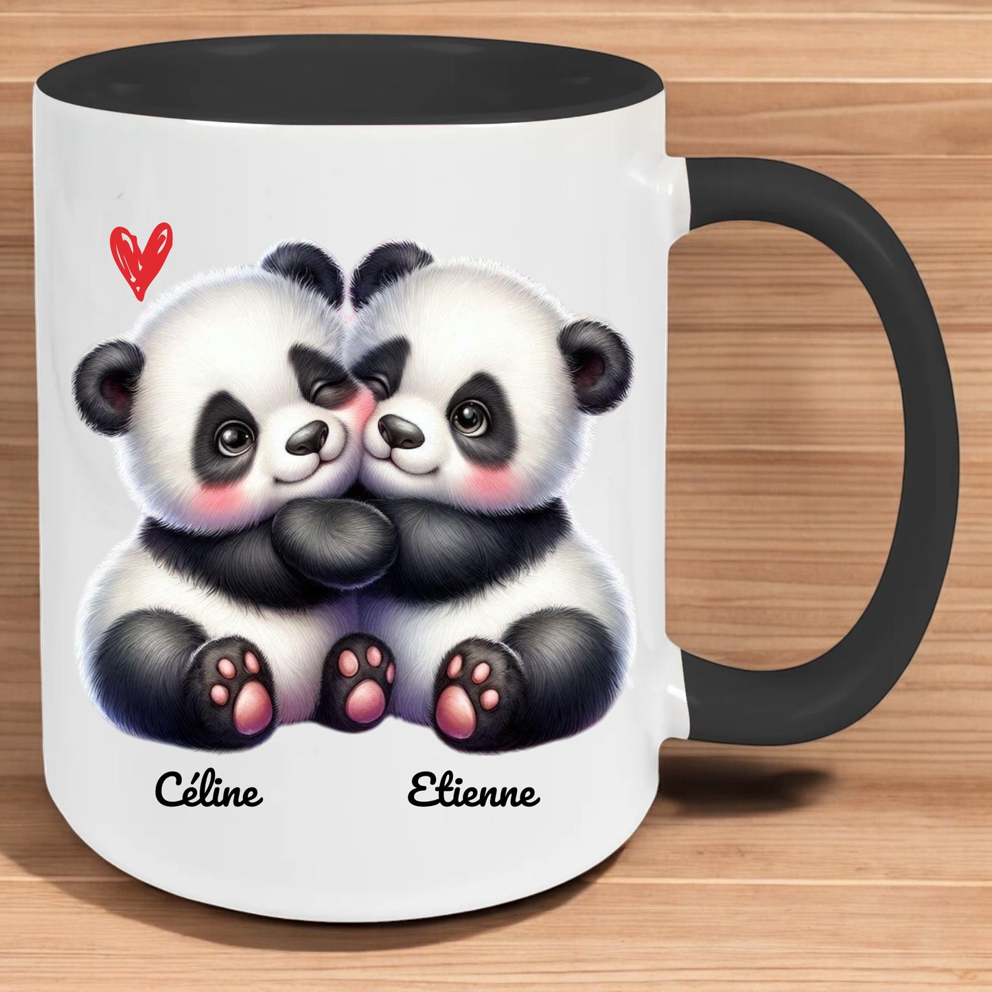 Mug Couple d'amoureux thème Panda