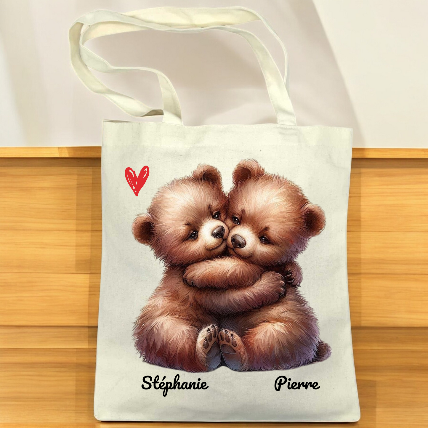 Tote Bag Couple d'Animaux – Pour les Amoureux de la Nature 🐾❤️