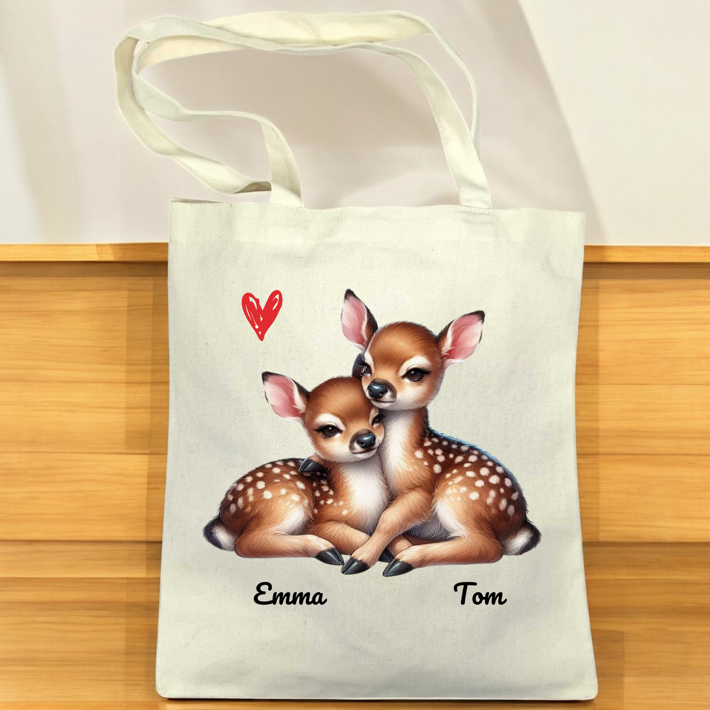 Tote Bag Couple d'Animaux – Pour les Amoureux de la Nature 🐾❤️